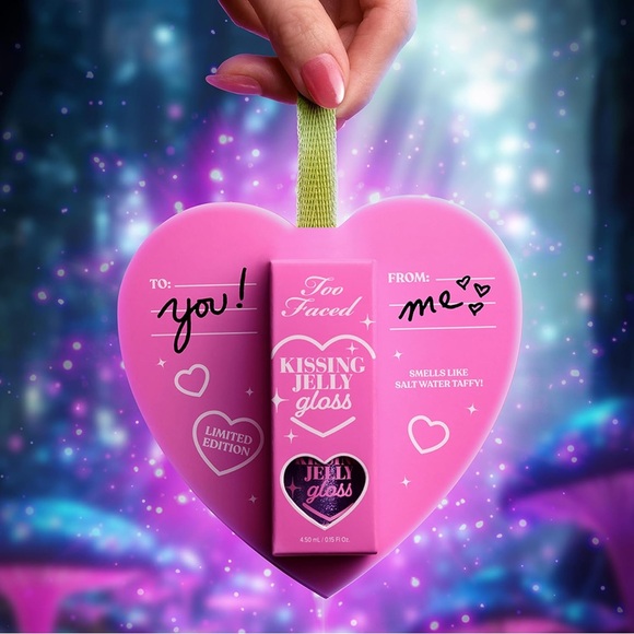Too Faced Sweet Taffy Kissing Jelly Valentine Ornament- limited edition, vegan - Picture 8 of 8